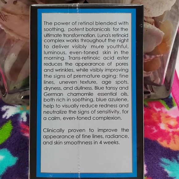 Luna Retinol sleeping night oil.0.5 oz new in box - Picture 6 of 12